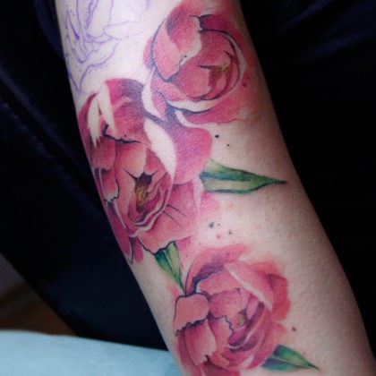 Tetování květiny