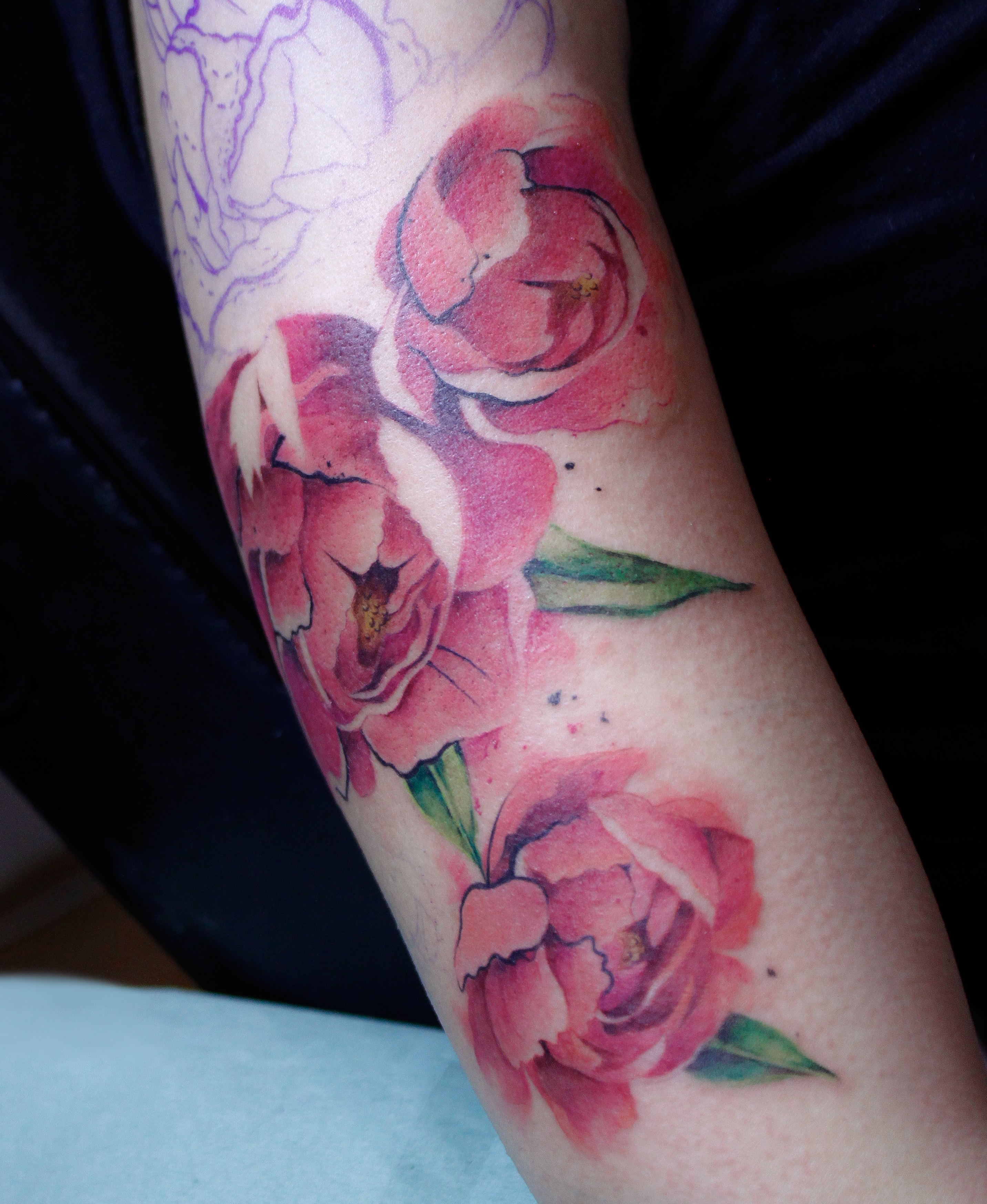 Tetování květiny